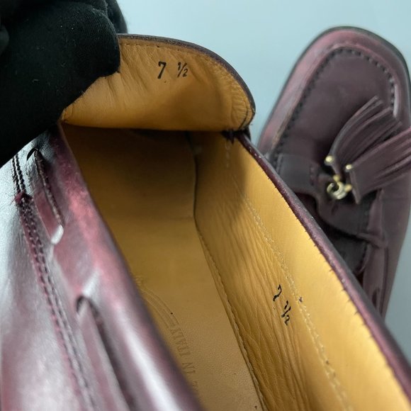 Tod's Brown Leather Tassel Loafers - Picture 10 of 12